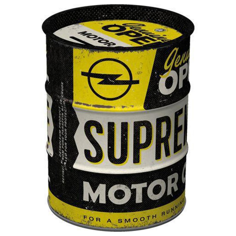 Unikalna Skarbonka Beczka Opel Supreme Motor Oil