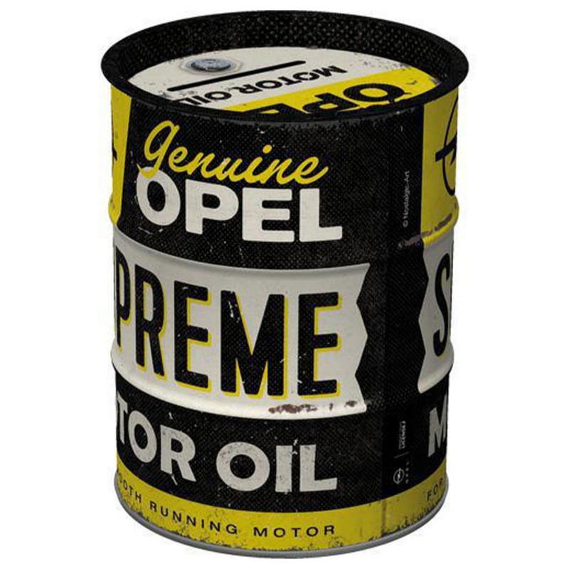 Unikalna Skarbonka Beczka Opel Supreme Motor Oil