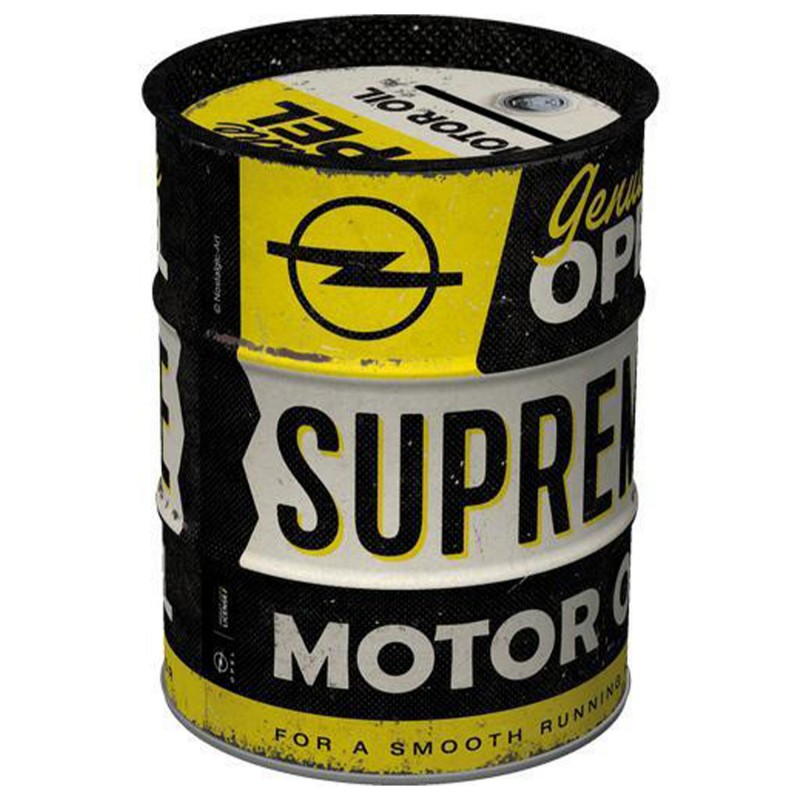 Unikalna Skarbonka Beczka Opel Supreme Motor Oil
