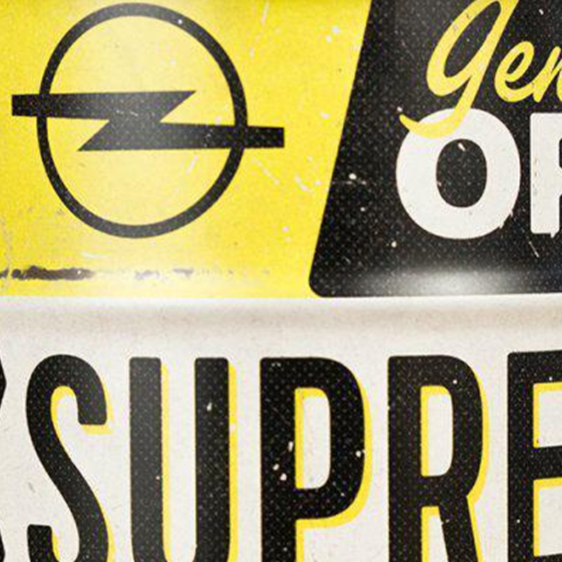 Unikalna Skarbonka Beczka Opel Supreme Motor Oil