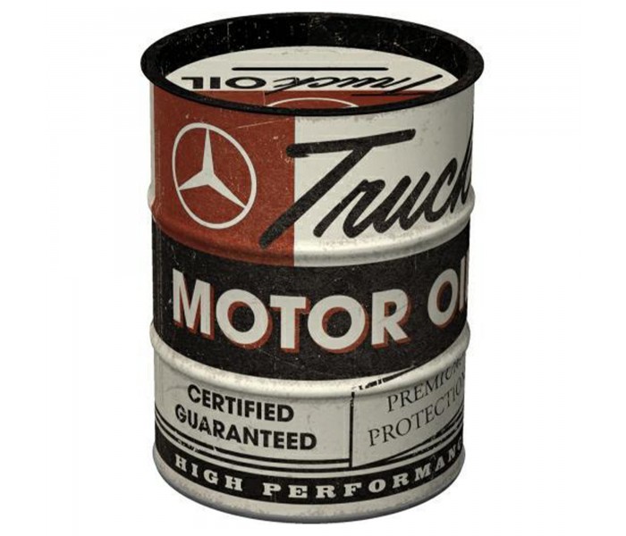 Skarbonka Beczka Daimler Truck - Motor Oil: Pobudź swoje oszczędności!