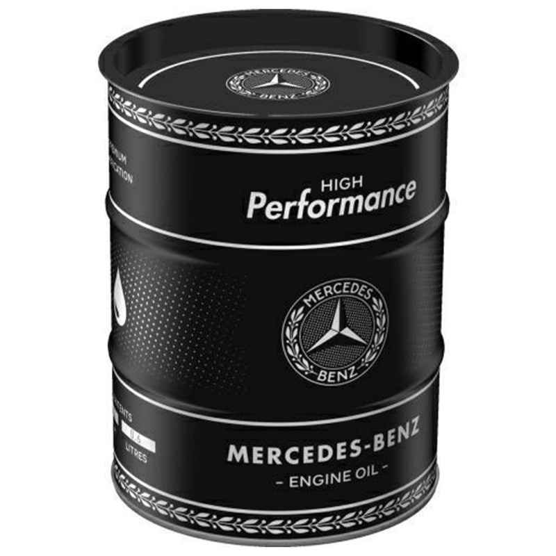Skarbonka Beczka Mercedes Benz Oil - Wznieś Oszczędzanie na Wyższy Poziom!