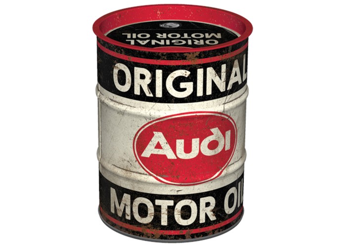 Skarbonka Beczka Audi Original Oil - Idealny Dodatek dla Prawdziwych Fanów Marki Audi!