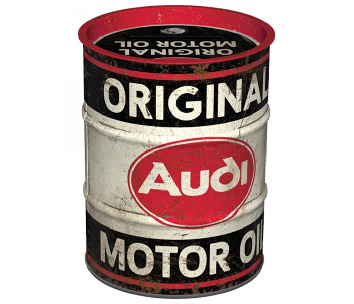 Skarbonka Beczka Audi Original Oil - Idealny Dodatek dla Prawdziwych Fanów Marki Audi!