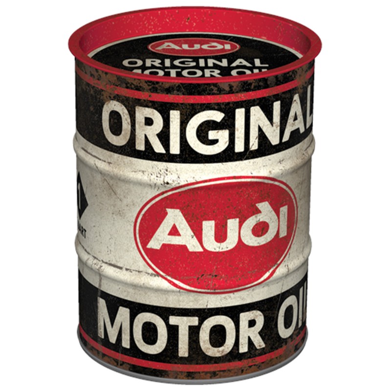 Skarbonka Beczka Audi Original Oil - Idealny Dodatek dla Prawdziwych Fanów Marki Audi!