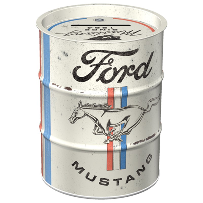 Skarbonka Beczka Ford Mustang Hors Ford Mustang Horse & Stripes Logo