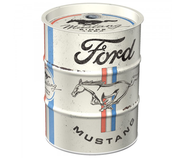 Skarbonka Beczka Ford Mustang Hors Ford Mustang Horse & Stripes Logo
