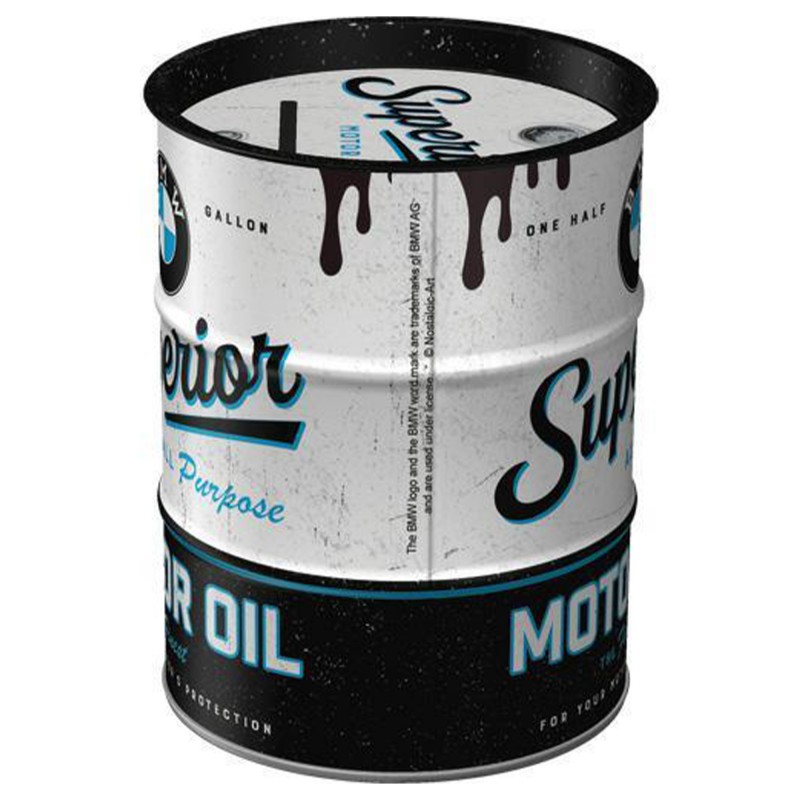 Skarbonka Beczka BMW Superior Motor Oil - Twoja Osobista Skarbnica Stylu i Oszczędności!