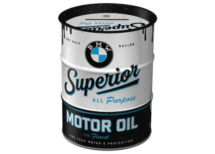 Skarbonka Beczka BMW Superior Motor Oil - Twoja Osobista Skarbnica Stylu i Oszczędności!