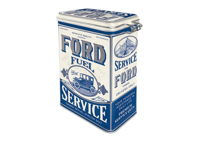 Puszka z klipsem Ford Fuel Service - Essential dla Amatorów Motoryzacji