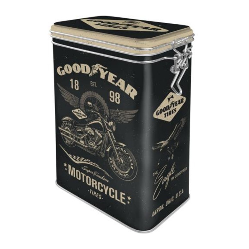 Puszka z Klipsem Goodyear - Idealny Dodatek Dla Fanów Motoryzacji!