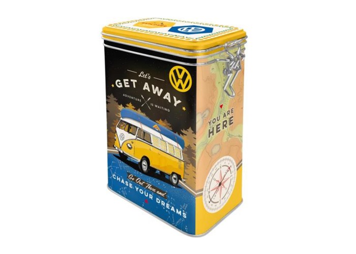 Puszka z klipsem VW Bulli - Let's Get Away