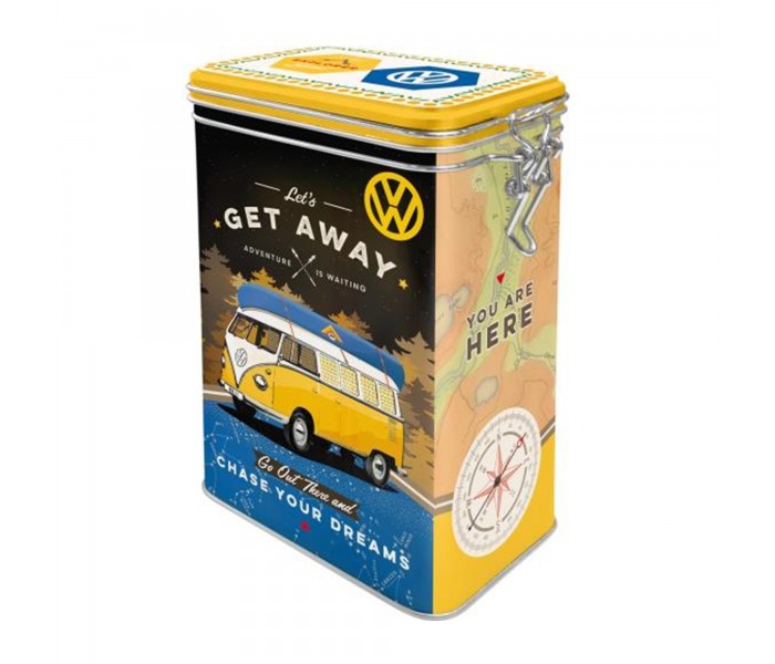 Puszka z klipsem VW Bulli - Let's Get Away