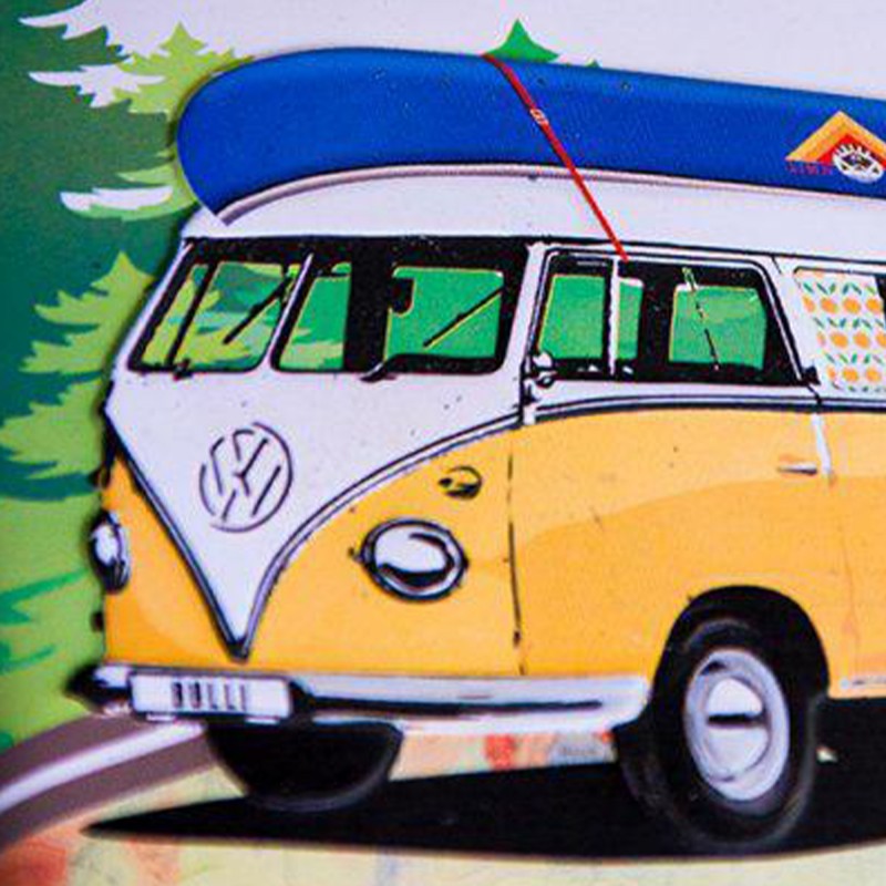 Puszka z klipsem VW Bulli - Let's Get Away