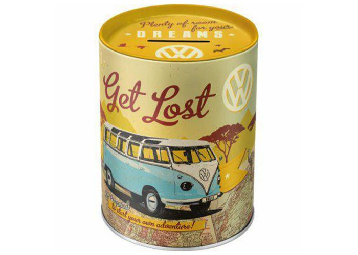 Skarbonka VW Bulli - Let's Get Lost: Twój Paszport do Przeżyć Pełnych Przygód
