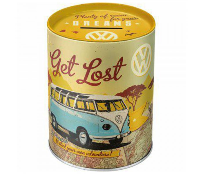 Skarbonka VW Bulli - Let's Get Lost: Twój Paszport do Przeżyć Pełnych Przygód