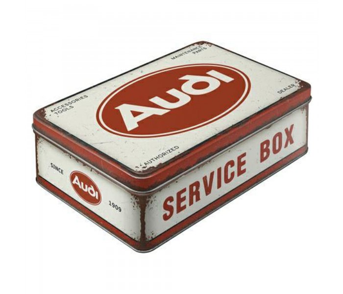 Puszka Płaska Audi - Service Box: Niepowtarzalny Styl i Funkcjonalność