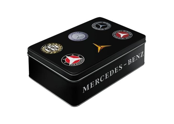 Puszka Płaska Mercedes-Benz - Logo Evolution