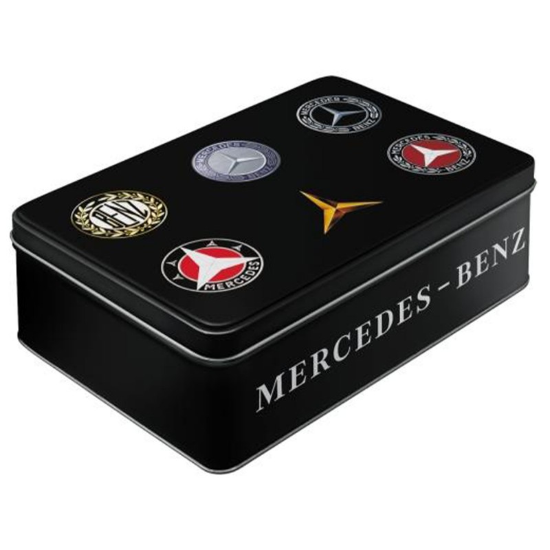 Puszka Płaska Mercedes-Benz - Logo Evolution