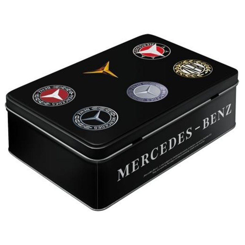 Puszka Płaska Mercedes-Benz - Logo Evolution