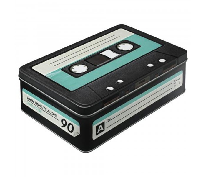 Puszka Płaska Retro Cassette