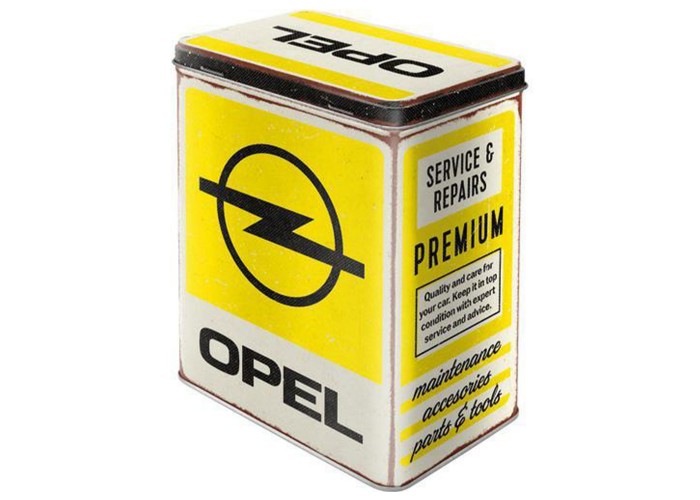 Kolekcjonerska Puszka Opel - Service: Twój Klucz do Retro Stylu
