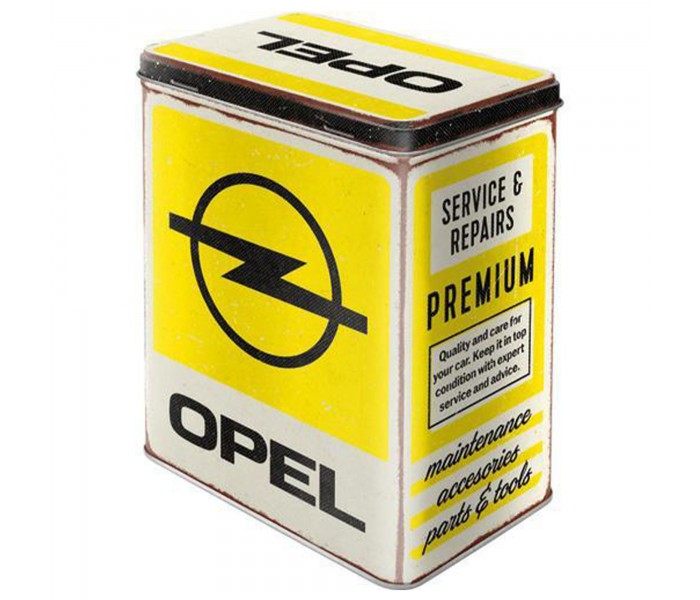 Kolekcjonerska Puszka Opel - Service: Twój Klucz do Retro Stylu