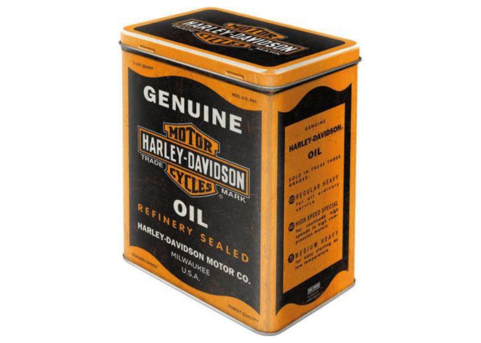 Puszka L Harley-Davidson Genuine Oil - Ikona Stylu i Funkcjonalności