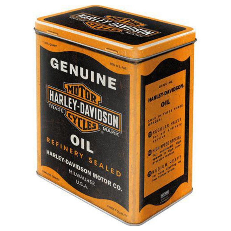Puszka L Harley-Davidson Genuine Oil - Ikona Stylu i Funkcjonalności