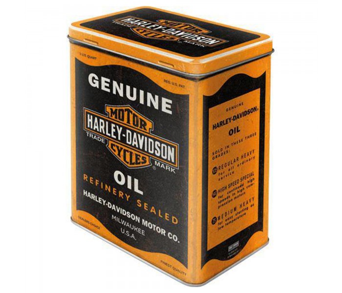 Puszka L Harley-Davidson Genuine Oil - Ikona Stylu i Funkcjonalności