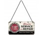 Kultowa Metalowa Zawieszka Fiat Service & Repair