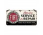 Kultowa Metalowa Zawieszka Fiat Service & Repair