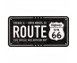 Zawieszka Metalowa Highway 66 Black
