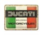 Metalowy Plakat 15x20 Ducati Italy Giugiaro Logo - Początek Twojej Prywatnej Przygody z Legendą!