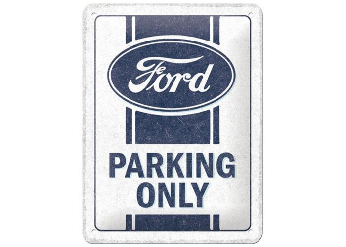 Metalowy Plakat 15x20 Ford Parking Only - Stylowa Dekoracja dla Prawdziwych Fanów Forda
