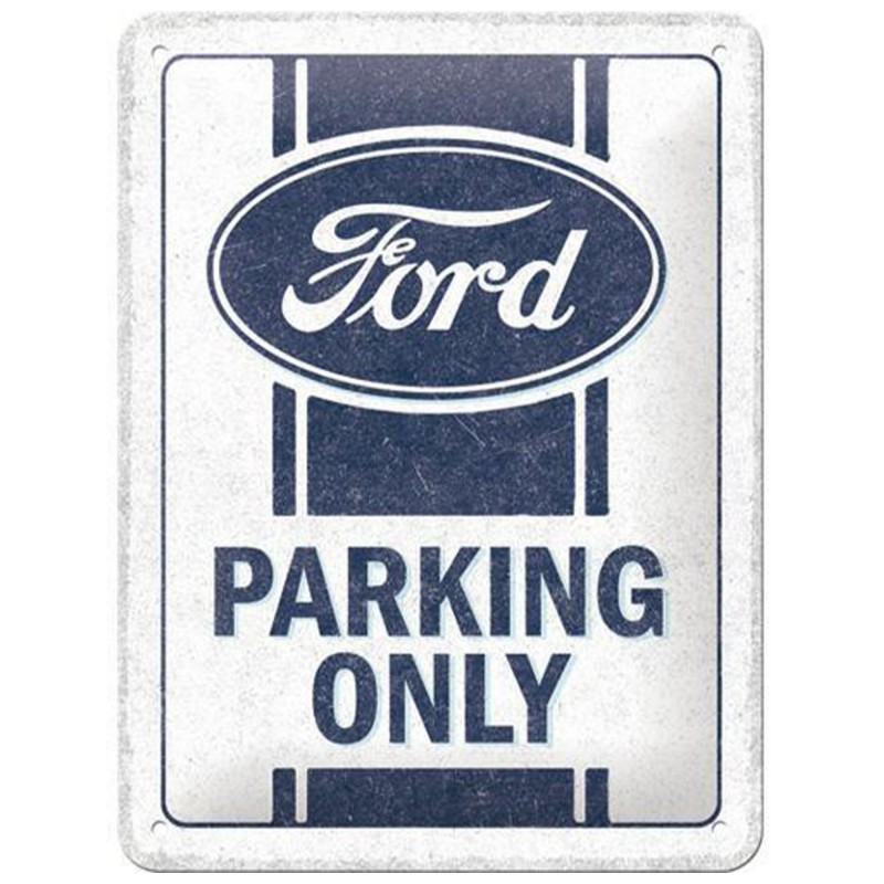 Metalowy Plakat 15x20 Ford Parking Only - Stylowa Dekoracja dla Prawdziwych Fanów Forda