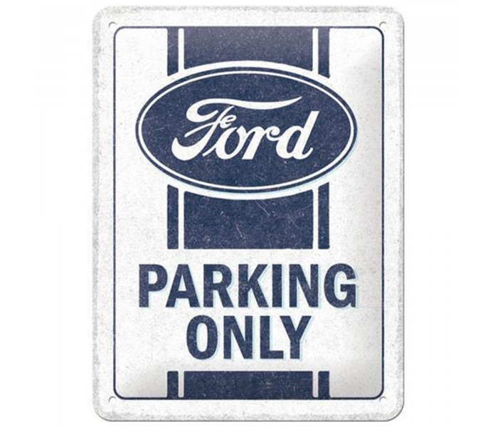 Metalowy Plakat 15x20 Ford Parking Only - Stylowa Dekoracja dla Prawdziwych Fanów Forda