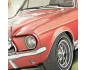 Legenda motoryzacji na metalowym plakacie - Ford Mustang GT 1967 Red