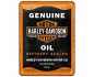 Metalowy plakat Harley-Davidson Oil 15x20 - Ikona, która Odmieni Twoje Wnętrze!