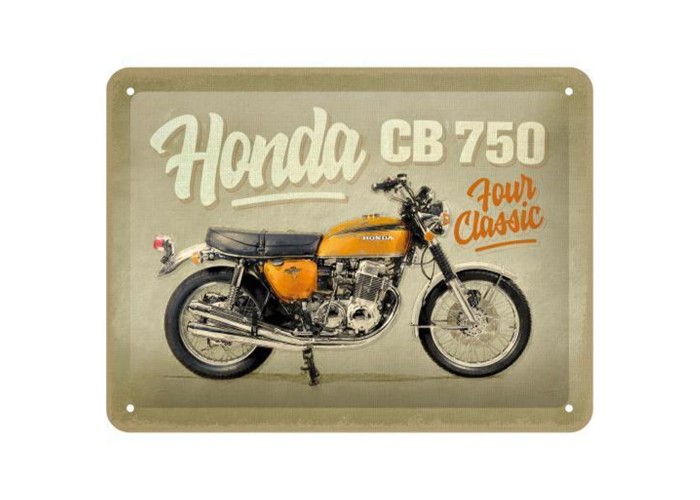 Plakat Metalowy 15x20 Honda MC CB750 Four