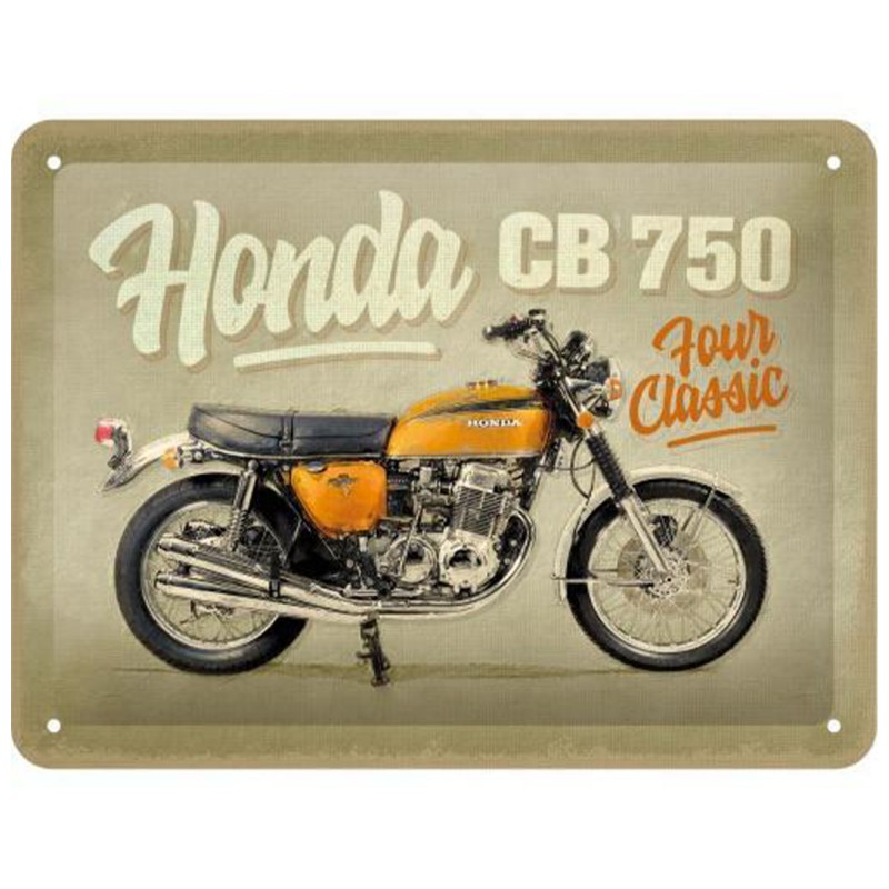 Plakat Metalowy 15x20 Honda MC CB750 Four