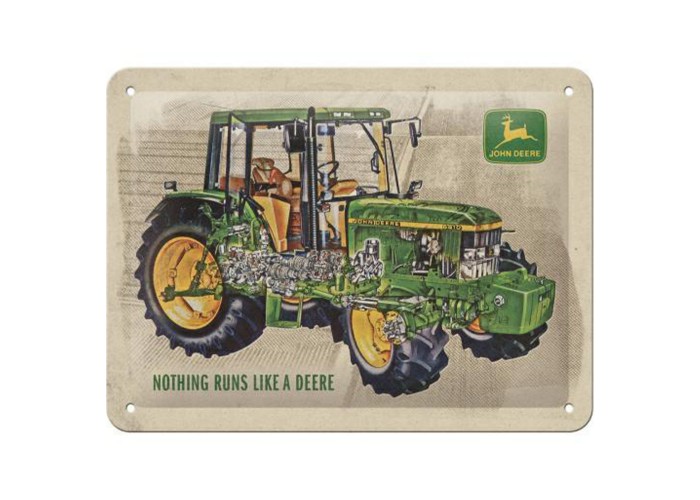 Plakat Metalowy 15x20 John Deere Model 6410 - Twoja Codzienna Dawka Inspiracji