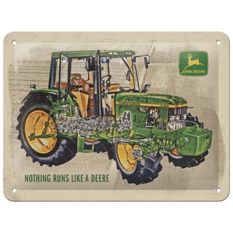 Plakat Metalowy 15x20 John Deere Model 6410 - Twoja Codzienna Dawka Inspiracji