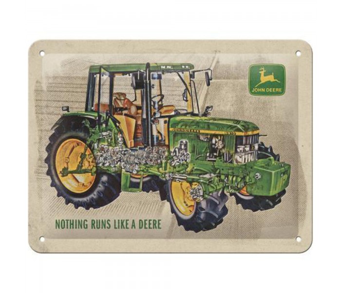 Plakat Metalowy 15x20 John Deere Model 6410 - Twoja Codzienna Dawka Inspiracji