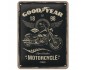 Metalowy Plakat 15x20 Goodyear – Motorcycle: Kultowa Dekoracja z Charakterem dla Miłośników Motoryzacji!