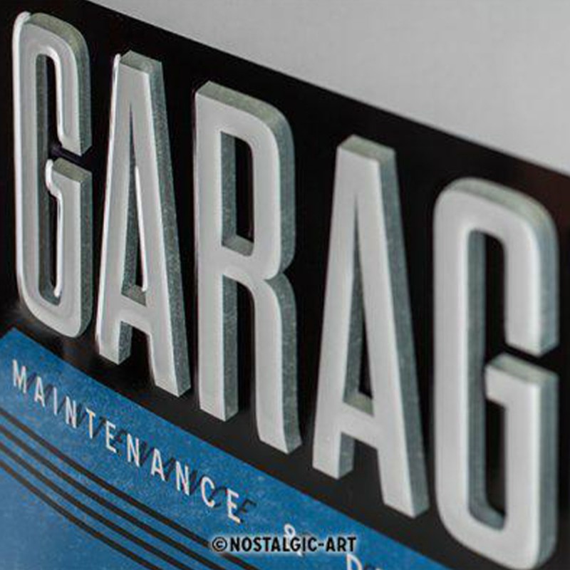 BMW Plakat Metalowy 15 x 20 cm „Garage” - Przenieś Klasę Niemieckiej Motoryzacji do Swojego Garażu!
