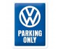Limitowany Metalowy Plakat 15 x 20cm VW Parking Only