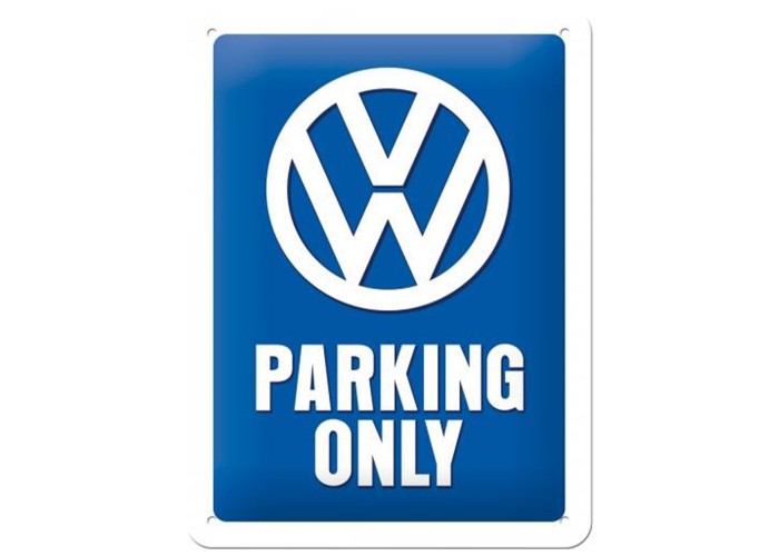 Limitowany Metalowy Plakat 15 x 20cm VW Parking Only