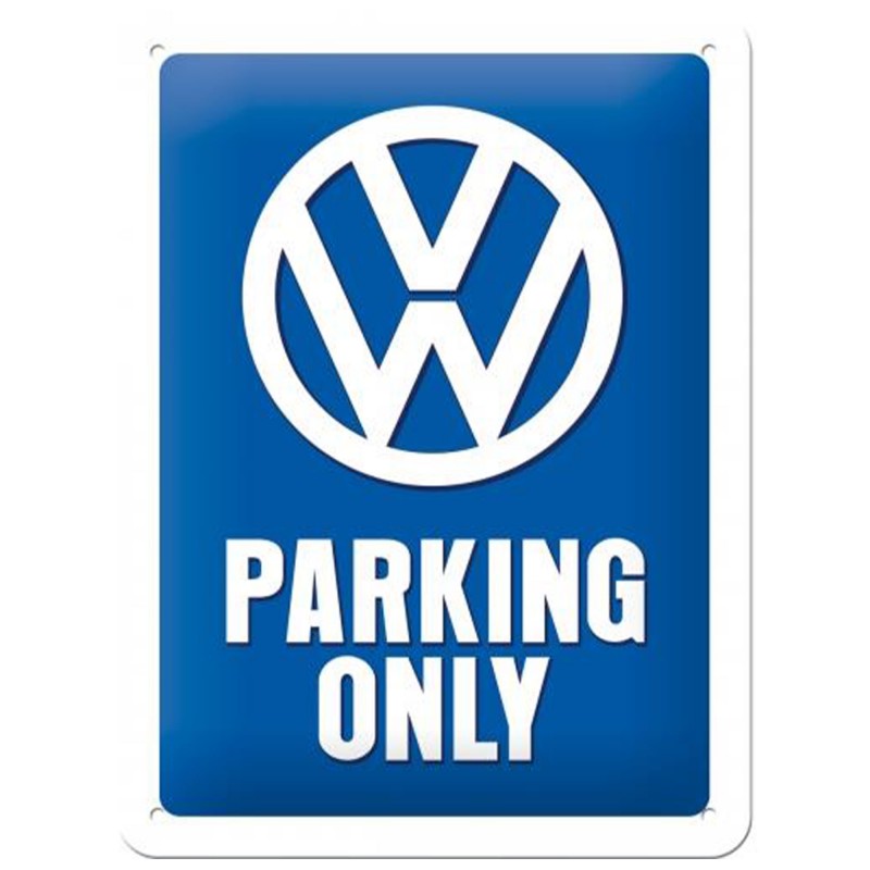 Limitowany Metalowy Plakat 15 x 20cm VW Parking Only