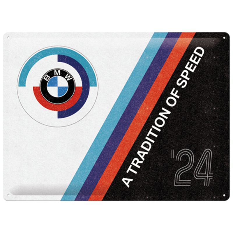 Odkryj Siłę Legendy z Plakatem BMW Motorsport Tradition Of Speed 30x40 cm